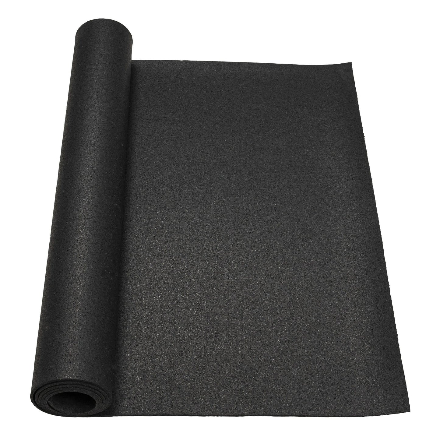 BLACK RUBBER ROLLED UTILITY MAT 48X72X0.75