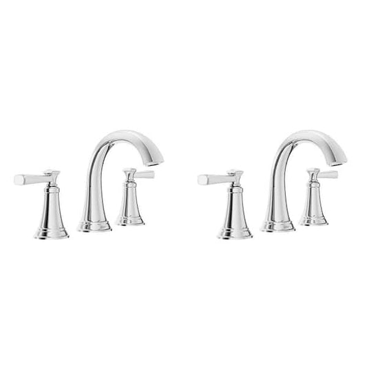 American Standard Rumson 8 in. Widespread Double Handle Bathroom Faucet in Polished Chrome (2-Pack) Rumson2WideCH