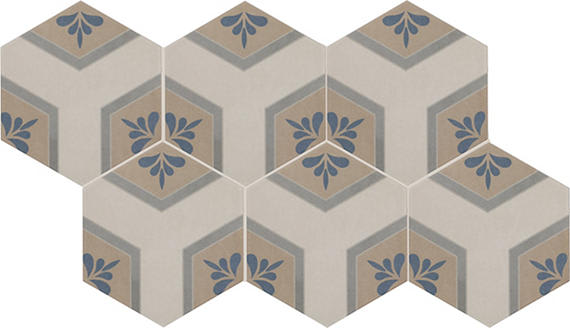 Scrapbook Quilt Hexagon 8X9 Matte