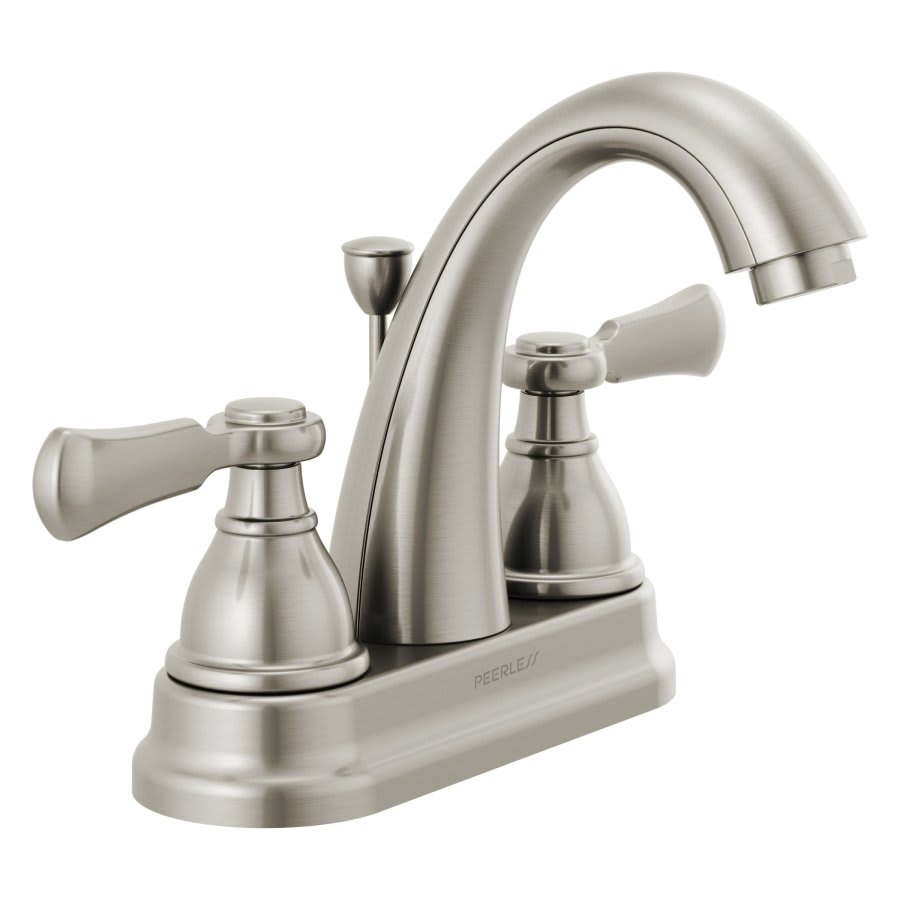 Elmhurst™ Centerset Lavatory Faucet, ADA, 2 Handle, 3-Hole, 1 gpm, Brushed Nickel