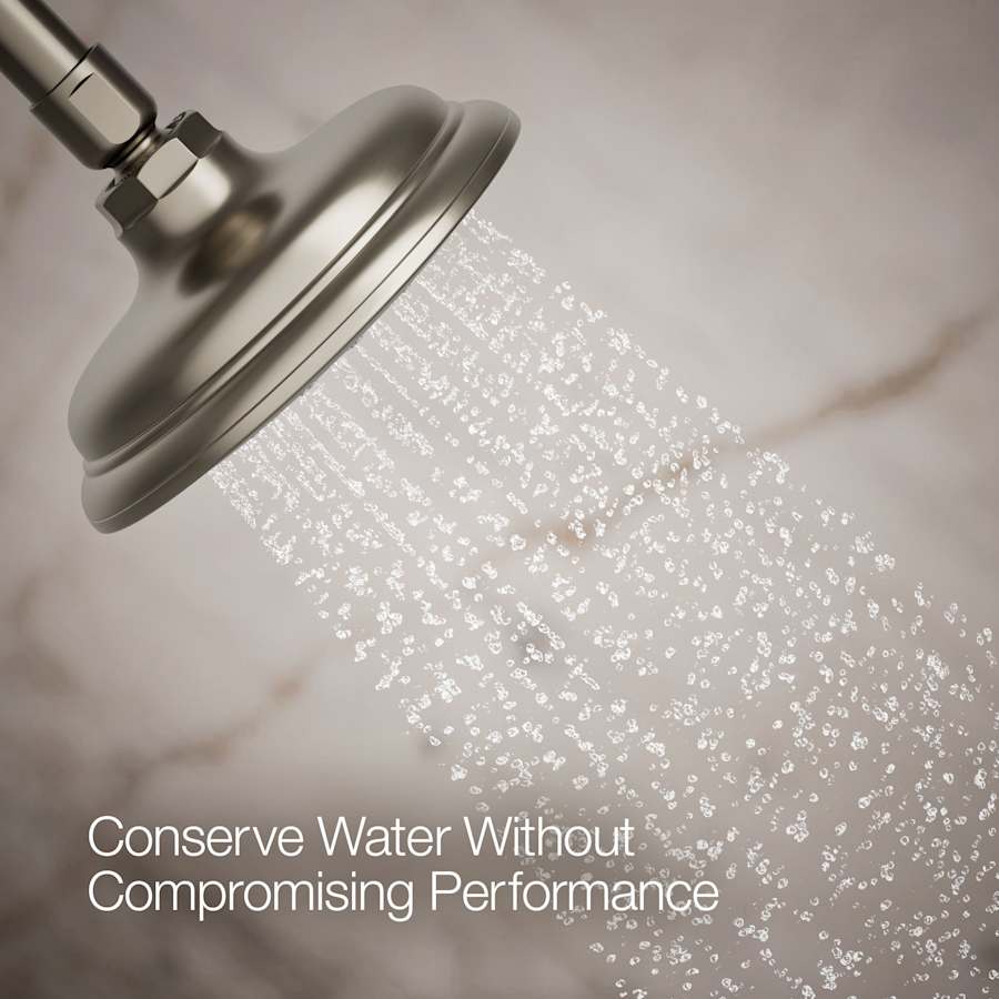 Artifacts 1.75 GPM Single Function Shower Head with MasterClean Sprayface and Katalyst Air-Induction Technology