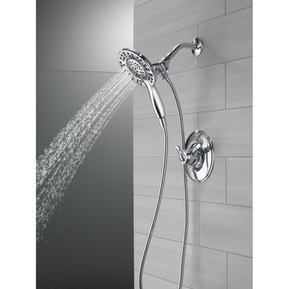 Linden Monitor 17 Series Dual Function Pressure Balanced Shower Only with In2ition Shower Head and Integrated Volume Control - Less Rough-In Valve