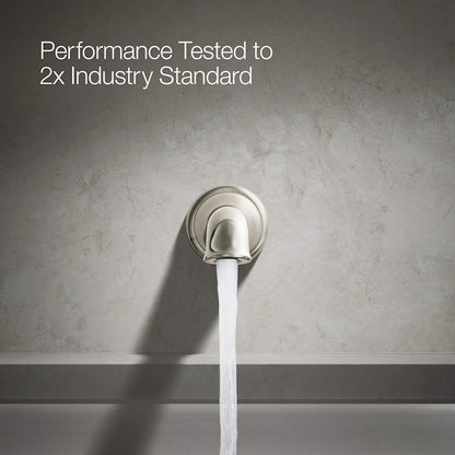 Artifacts Non Diverter Wall Mounted Tub Spout with Flare Design