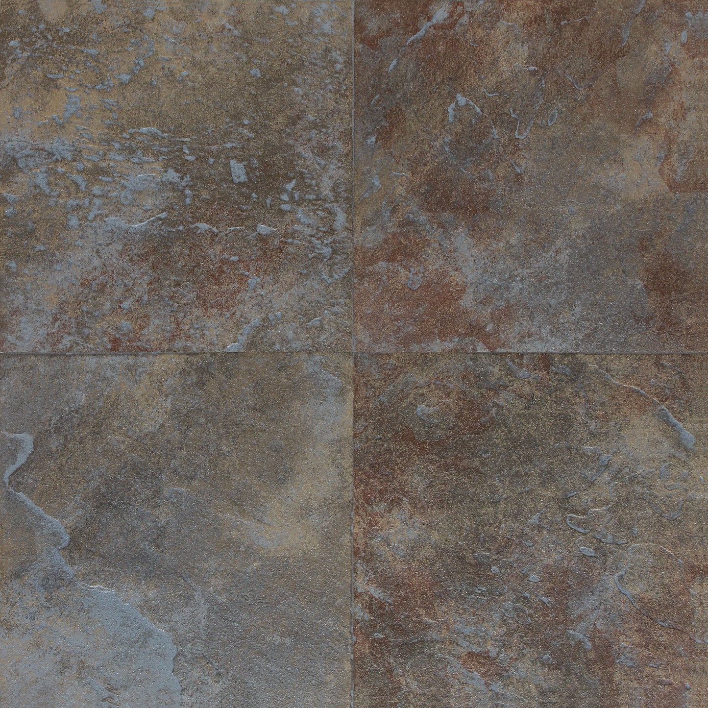 Continental Slate Tuscan Blue Straight Joint 3X3 Matte
