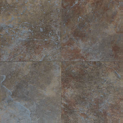 Continental Slate Tuscan Blue Straight Joint 3X3 Matte