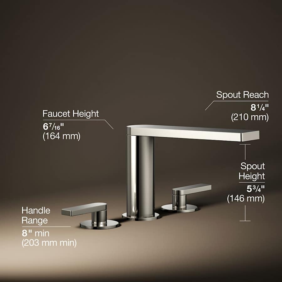 Composed Deck Mounted Roman Tub Filler