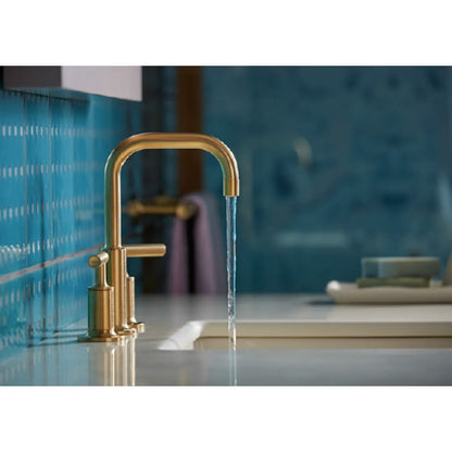 Purist 1.2 GPM Widespread Bathroom Faucet with Pop-Up Drain Assembly