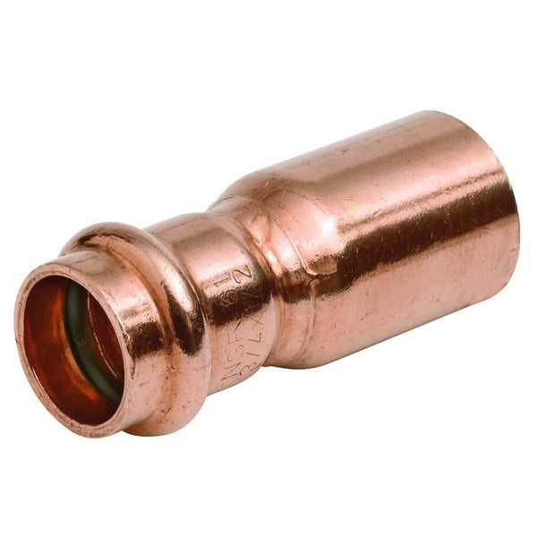 Bushing, 3/4 x 1/2 in, Fitting x Press, Copper