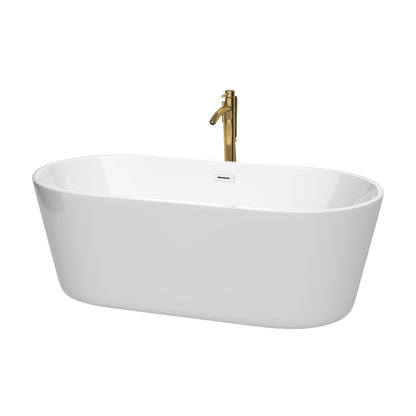 Carissa CD Freestanding Bathtub - 67W x 23H x 31.5D