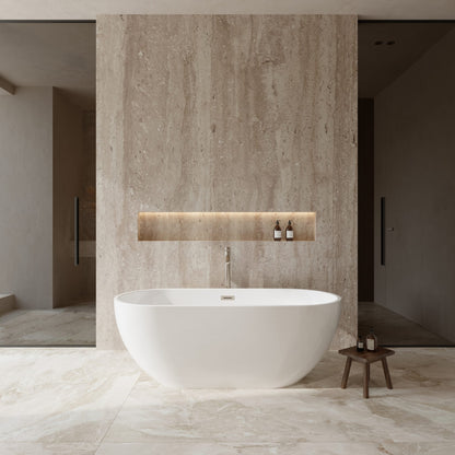 Brooklyn Freestanding Bathtub - 67W x 23H x 30D