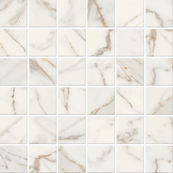 Marble Obsession Calacatta Gold Picket 2X5 Satin