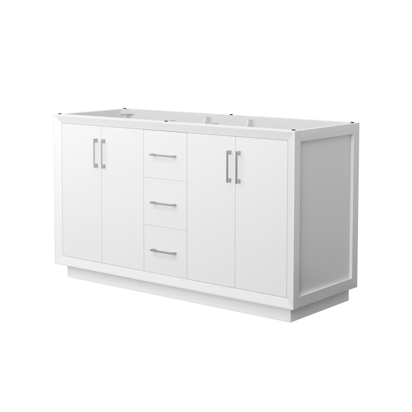Strada Double Bathroom Vanity - 59.25W x 34.25H x 21.75D