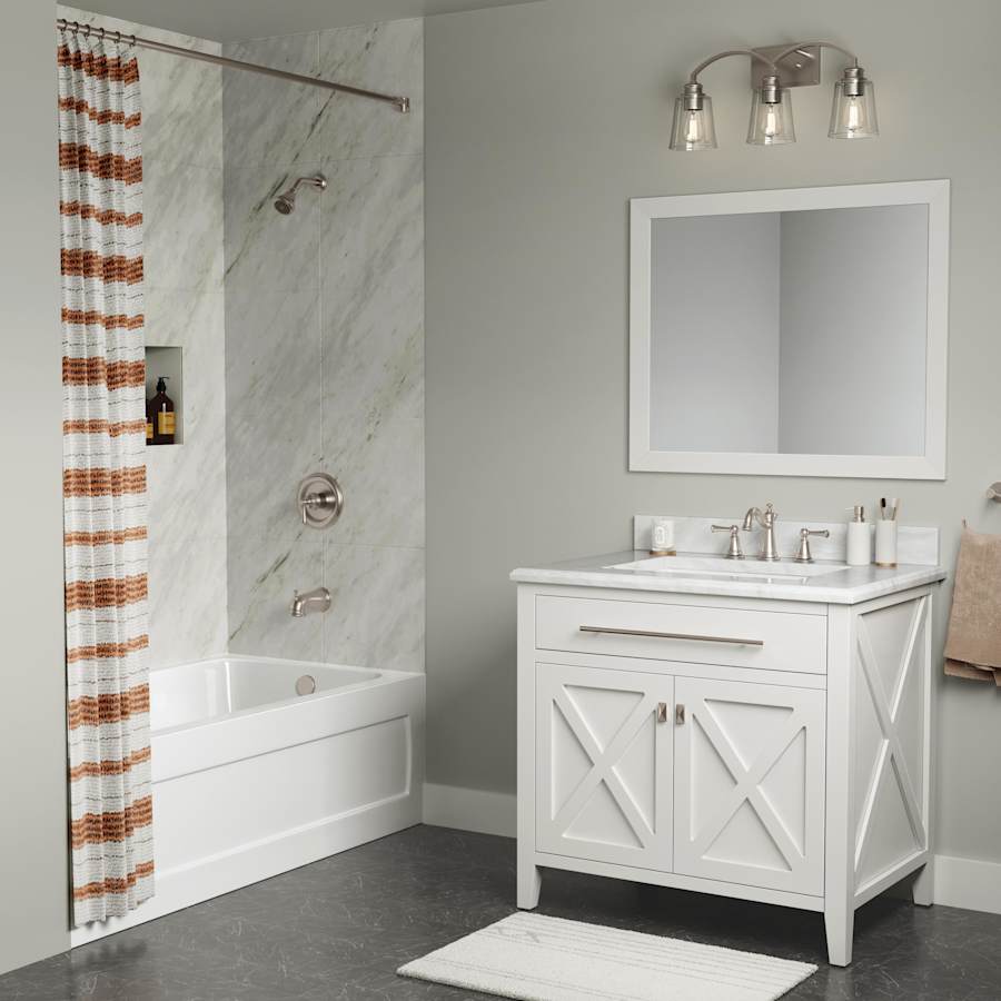 Bartlett Tub and Shower Trim Package with 1.8 GPM Single Function Shower Head