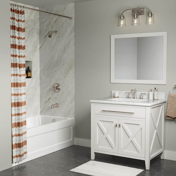 Bartlett Tub and Shower Trim Package with 1.8 GPM Single Function Shower Head