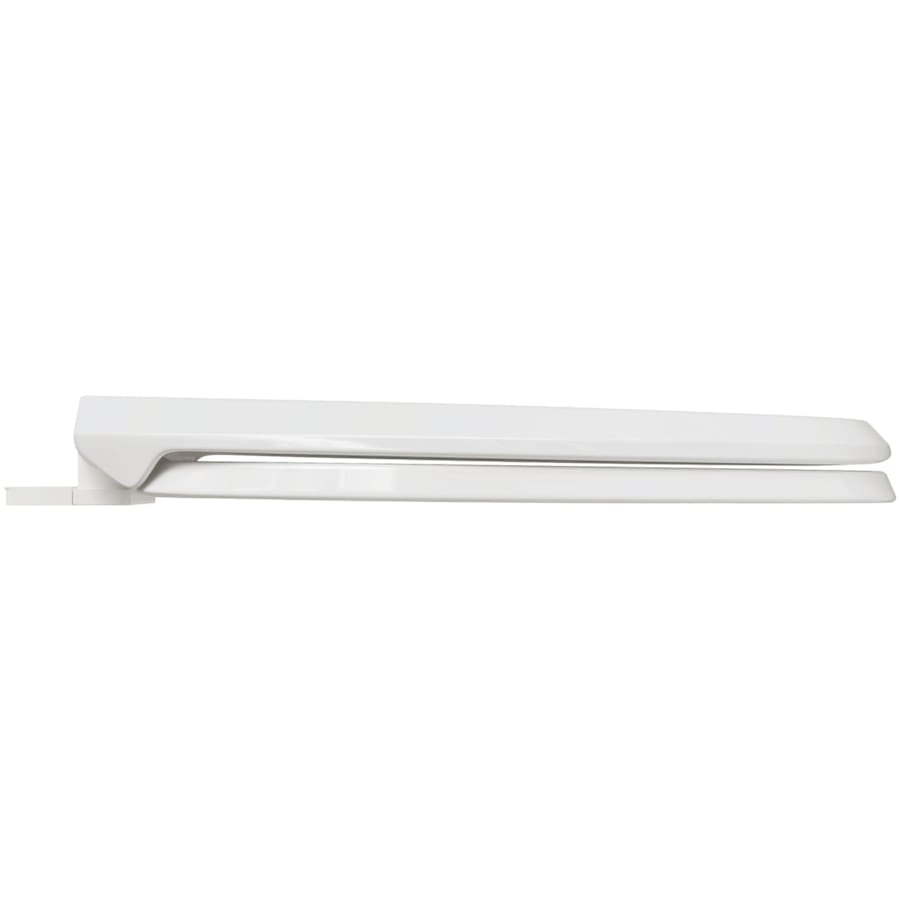 Elongated Closed-Front Toilet Seat with Quick Release and Easy Clean