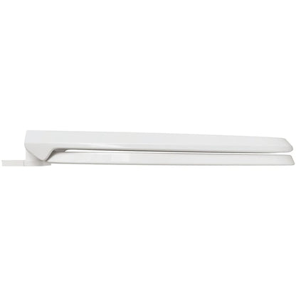 Elongated Closed-Front Toilet Seat with Quick Release and Easy Clean