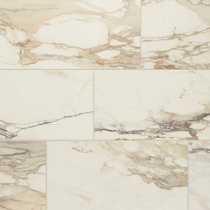Panoramic Duet Calacatta Topaz Rectangle 12X24 Polished