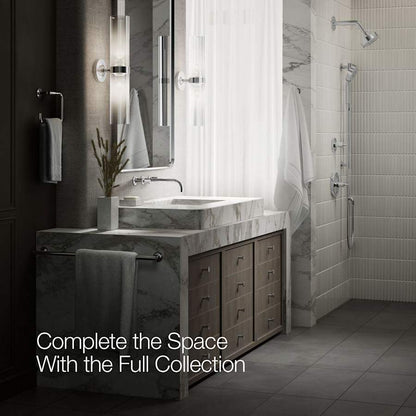 Purist 1.2 GPM Wall Mounted Widespread Bathroom Faucet