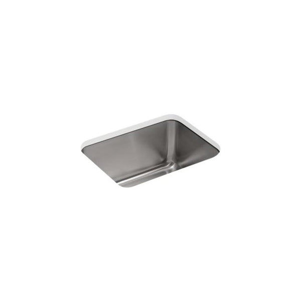 Undertone® Utility Sink, 1 Basin, Under Mount, 18 ga Satin Steel, Stainless