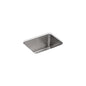 Undertone® Utility Sink, 1 Basin, Under Mount, 18 ga Satin Steel, Stainless
