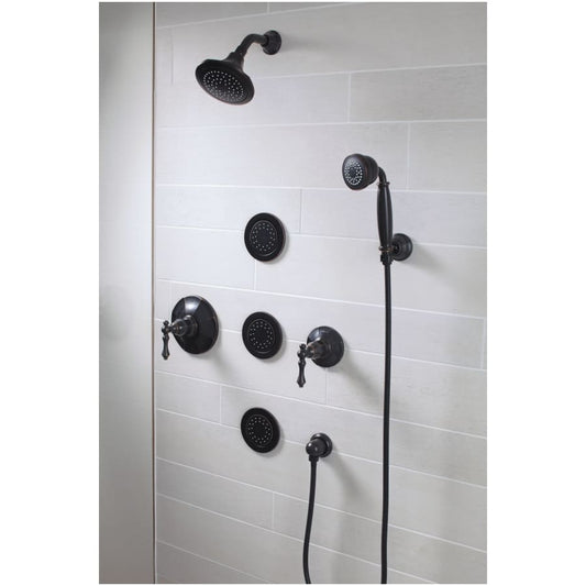 Classic Adjustable Wall Mounted Hand Shower Holder with 1/2" Connection from Bancroft Collection