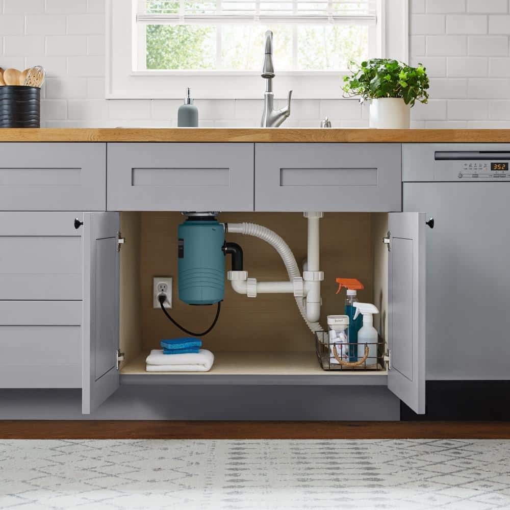 Glacier Bay TurboGrind Max 1 hp. Continuous Feed Garbage Disposal with Power Cord