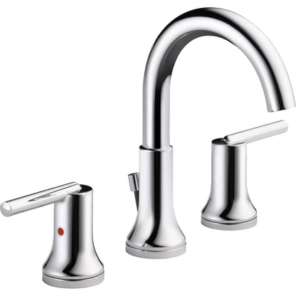 Trinsic Widespread Bathroom Faucet with Metal Drain Assembly - Includes Lifetime Warranty