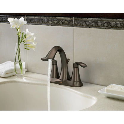 Eva 1.2 GPM Centerset Bathroom Faucet (Valve Included)