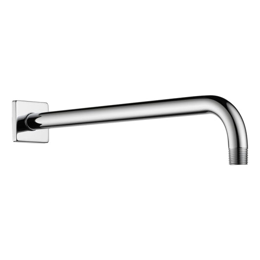 Essential 16" Wall Mounted Shower Arm and Square Flange