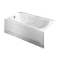 Cambridge 60" Americast Soaking Bathtub with Left Hand Drain - Lifetime Warranty