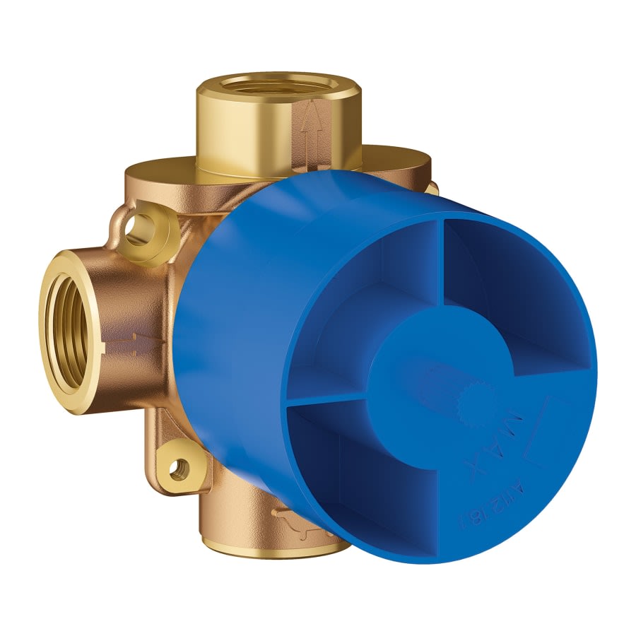 Concetto 1/2" 3-Way Diverter Rough-In Valve (Discrete Functions)