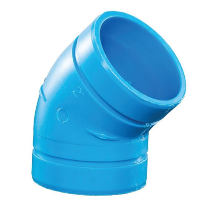 Blueline™ Acid Waste 45 deg Elbow, 1-1/2 in, Polypropylene