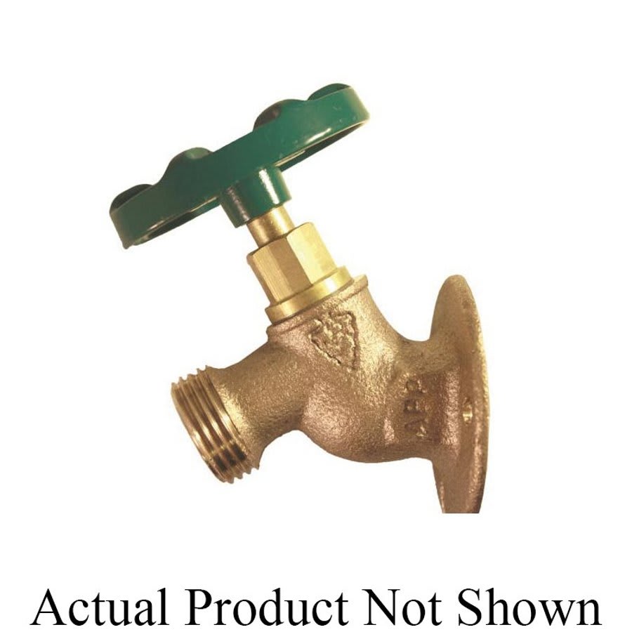 Sill Cock, 1/2 in Inlet, FNPT, Rough Satin/Nickel Plated