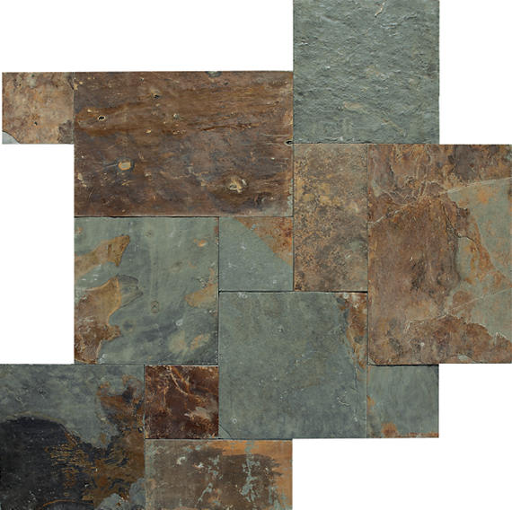 Slate Mongolian Spring Pattern, Natural Cleft Versaille