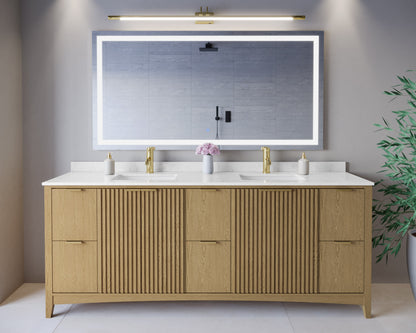 Palmilla Double Bathroom Vanity - 84W x 35H x 22D