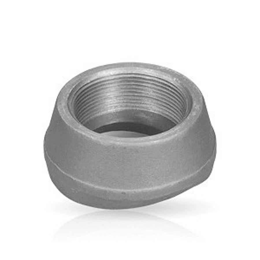 Thread-O-Let, 2 in FNPT, for 2 in Pipe, Carbon Steel