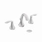 Eva™ Widespread Lavatory Faucet, ADA, 2 Handle, 3-Hole, 1.2 gpm, Polished Chrome