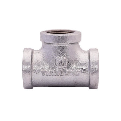 Tee, 2-1/2 in, FNPT, 150 lb, Malleable Iron, Galvanized