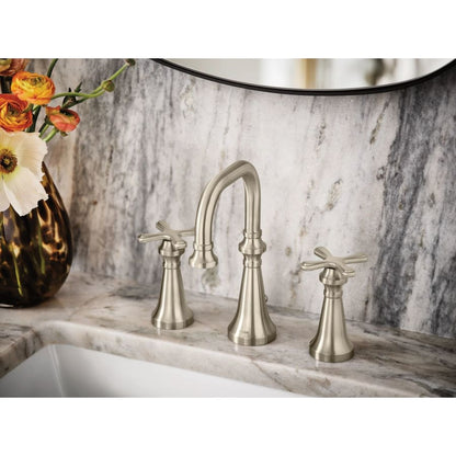 Colinet 1.2 GPM Widespread Bathroom Faucet with Pop-Up Drain Assembly