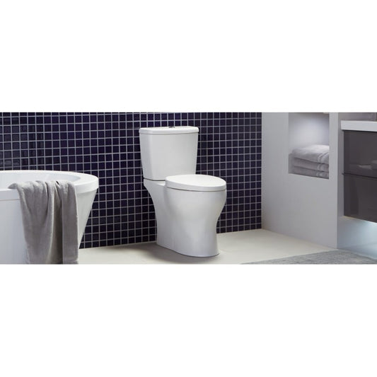 Nano® Toilet Bowl, Floor Mount, 12 in Rough, ADA, Elongated, White