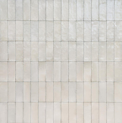 Rice Natural Rectangle 3X8 Glossy