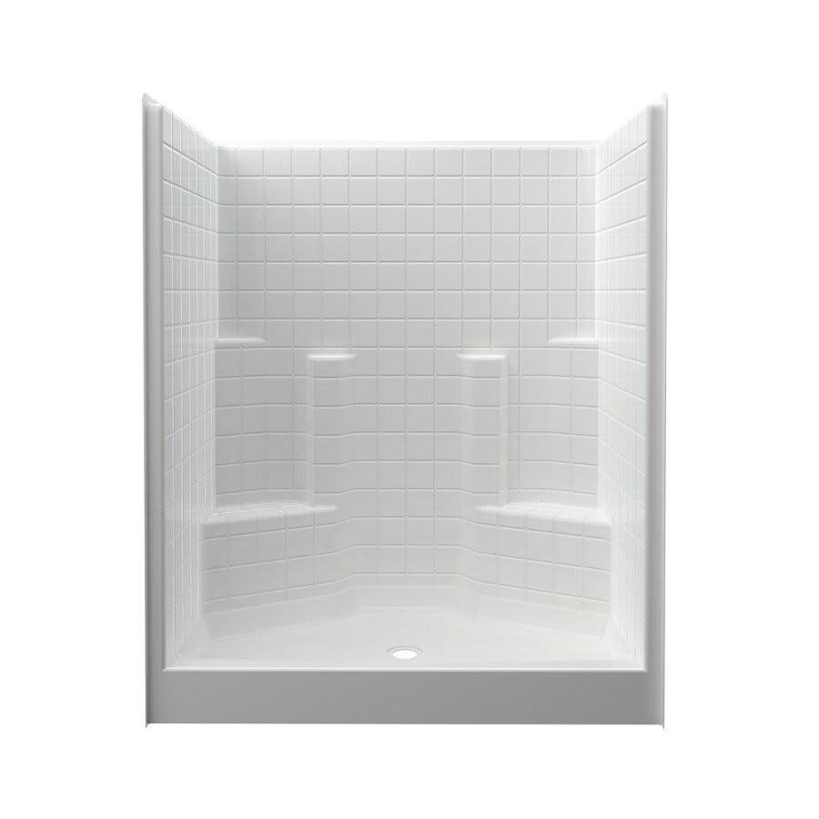 Shower Stall, Acrylic, White
