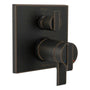 Ara 17T Series Thermostatic Valve Trim with Integrated Volume Control and 6 Function Diverter for Three Shower Applications - Less Rough-In