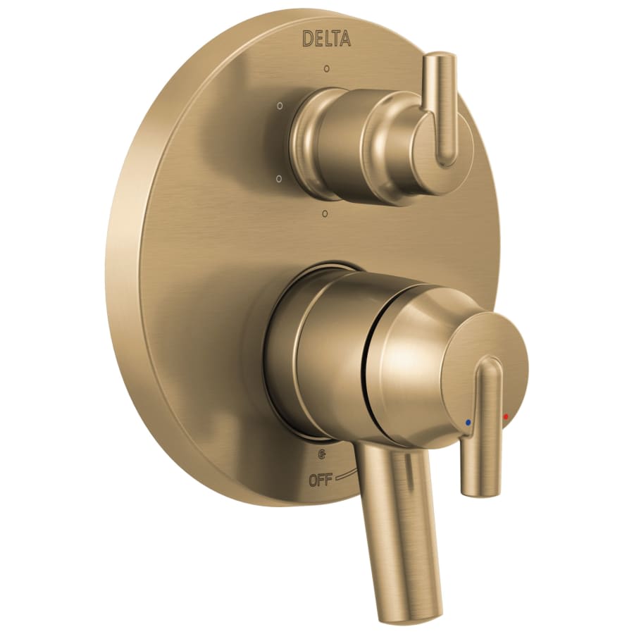 Trinsic 17 Series Pressure Balanced Valve Trim with Integrated Volume Control and 6 Function Diverter for Three Shower Applications - Less Rough-In