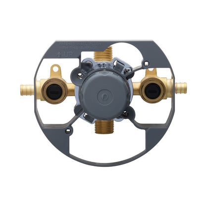 Horizontal Input Tub and Shower Valve