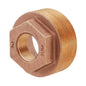 Hex Head Bushing, 3/4 x 1/4 in, MNPT x FNPT, Lead Free Brass, Rough Brass