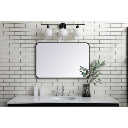 Evermore 24" x 36" Rectangular Metal Framed Mirror