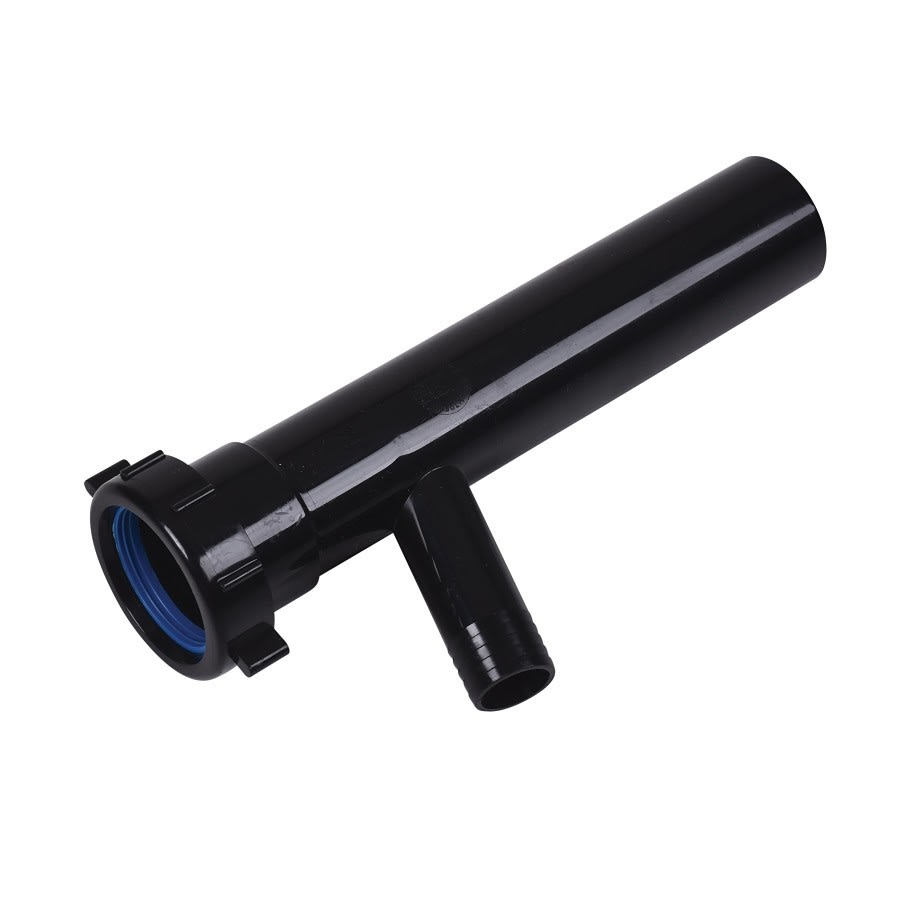 Tubular Branch Tailpiece, 1-1/2 in, Tube x Slip Joint, Black