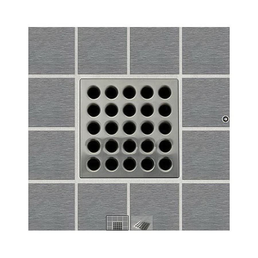 Drain Grate, For Use With Drain, Stainless Steel/Polycarbonate