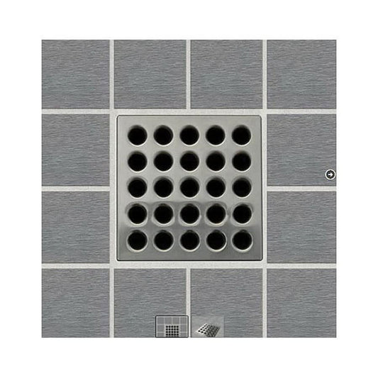 Drain Grate, For Use With Drain, Stainless Steel/Polycarbonate